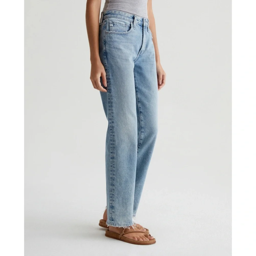 ✨NWT✨ AG Adriano Goldschmied Remy Low Rise Boxy Straight Jeans in Idyllic Sz 29 - Picture 4 of 11